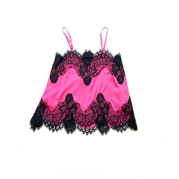 ❌SOLD❌Alice + Olivia Silk Lace Pattern Top - Picture 3 of 4